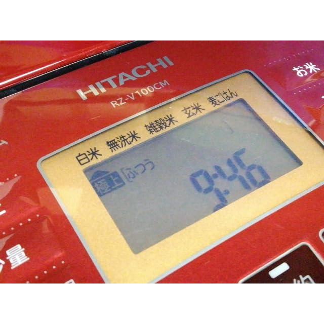 日立 炊飯器 5.5合 圧力IH ふっくら御膳 蒸気カット RZ-V100CM R 日立 炊飯器 5.5合 圧力IH ふっくら御膳 蒸気カット RZ-V100CM R