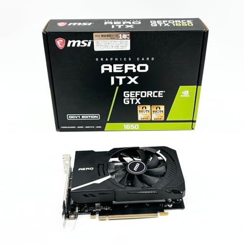 MSI GeForce GTX 1650 D6 AERO ITX OCV1 グラフィックスボード VD7338