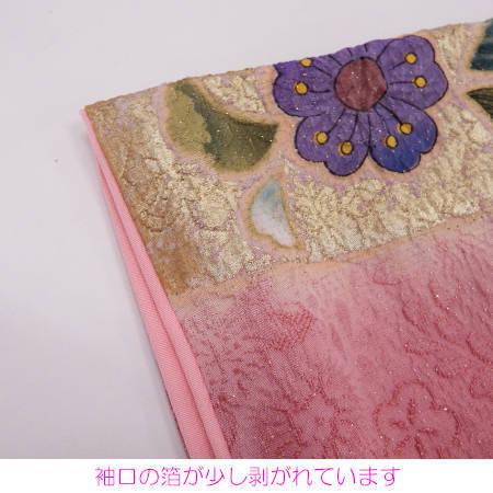正絹振袖+半衿付き長襦袢+帯+帯揚+帯絞め+重衿 6点フルセット 販売