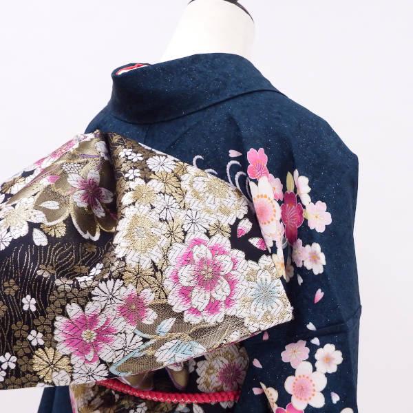 正絹振袖 写真通りの販売6点セット 長襦袢・帯・帯揚・帯〆・重衿付き