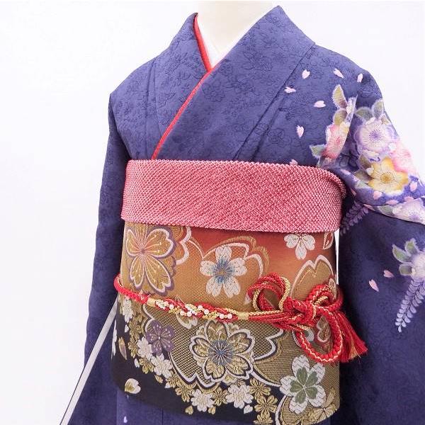 ☆☆ ないちまとめ売り☆☆振袖　成人式　正絹　辻ヶ花 正絹振袖 写真通りの販売6点セット 夜空に映える幻の辻が花 着物だけ