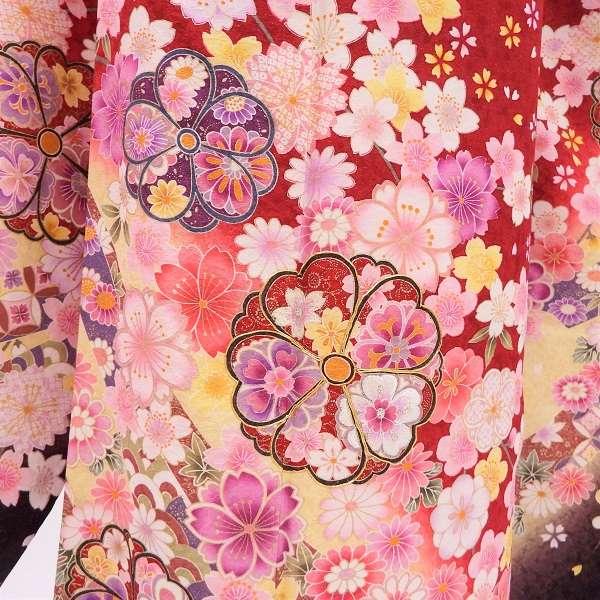 正絹振袖 写真通りの販売6点セット 長襦袢・帯・帯揚・帯〆・重