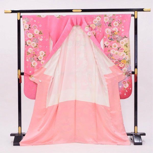 正絹振袖 写真通りの販売6点セット 長襦袢・帯・帯揚・帯〆・重衿付き