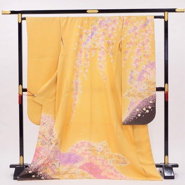 正絹振袖 写真通りの販売6点セット 長襦袢・帯・帯揚・帯〆・重