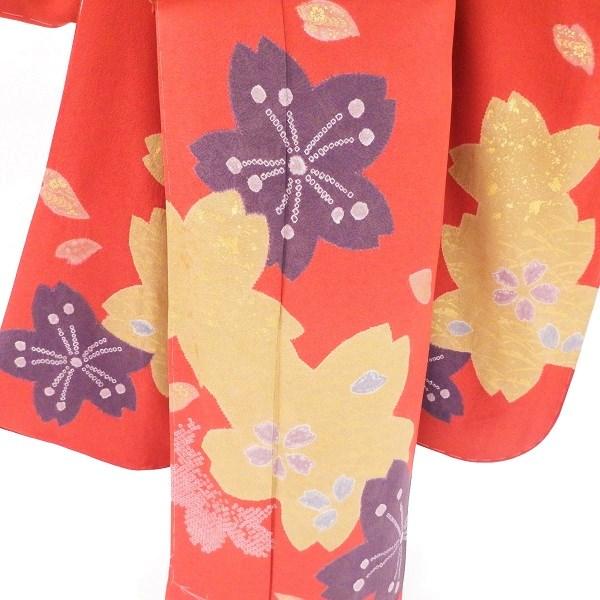 正絹振袖 写真通りの販売6点セット 長襦袢・帯・帯揚・帯〆・重衿付き