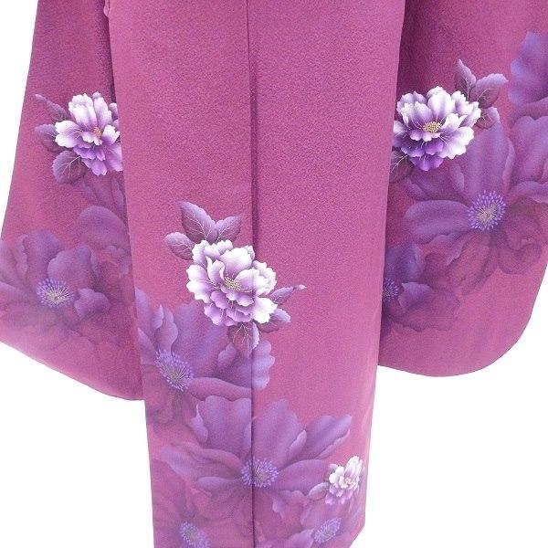 正絹表地 振袖 中古 フルセット 販売 希少なSサイズ 半衿付き