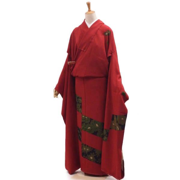 振袖　未仕立て品　正絹 未仕立て 振袖 22点セット「Beatiful Japan ブルー×黒 鳳凰」仮
