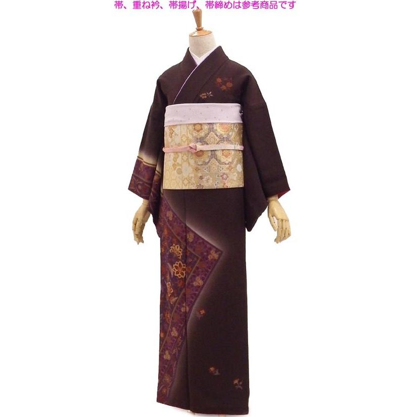 正絹 USED 訪問着 長襦袢付き2点セット販売 個性を彩るオリエンタル 