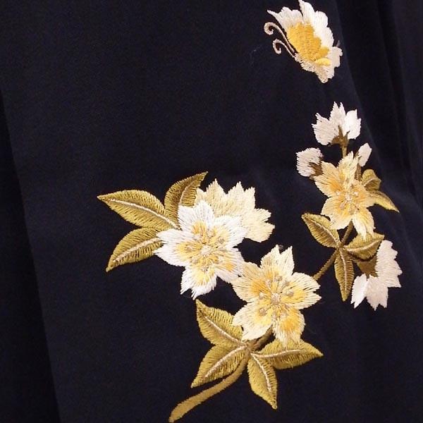 卒業式 袴 セット 購入 大正浪漫な矢絣 赤×黒に刺しゅうを添えて