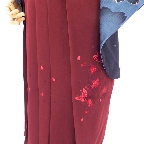 卒業式 着物と袴 6点セット販売 身長約147から150cm対応 シックな夜
