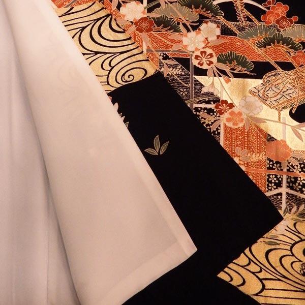 長襦袢と黒留袖2点セット販売 貸衣装をリサイクル販売 正絹表地