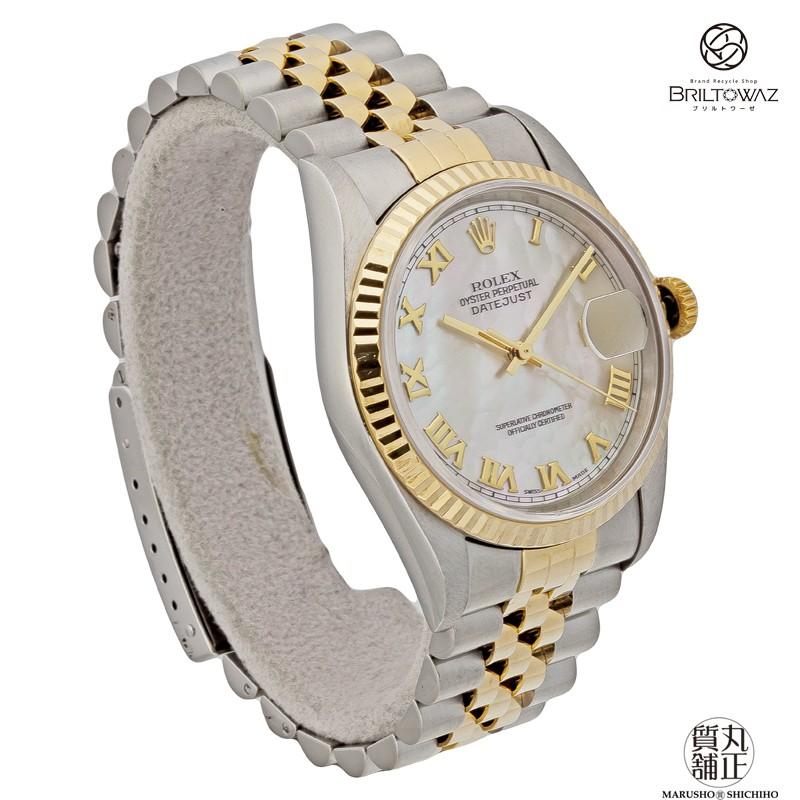 デイトジャスト ROLEX メンズ 腕時計 Ref16233NR U番 SS+YG デイトジャスト ROLEX メンズ 腕時計 Ref16233NR U番 SS+YG