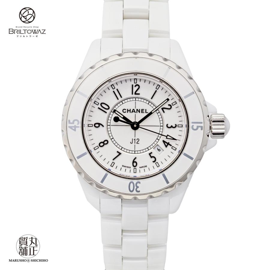 J12 シャネル ホワイトセラミック 32mm H0968 白文字盤 Qz J12 シャネル ホワイトセラミック 32mm H0968 白文字盤 Qz