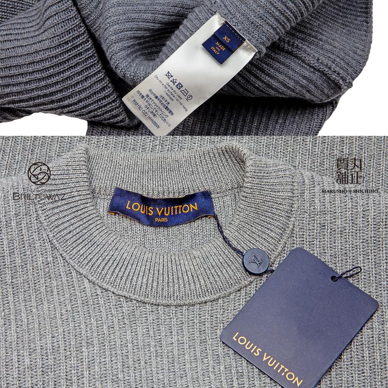 SALE)ルイヴィトン 2019AW ワールドジャガード クルーネックセーター 