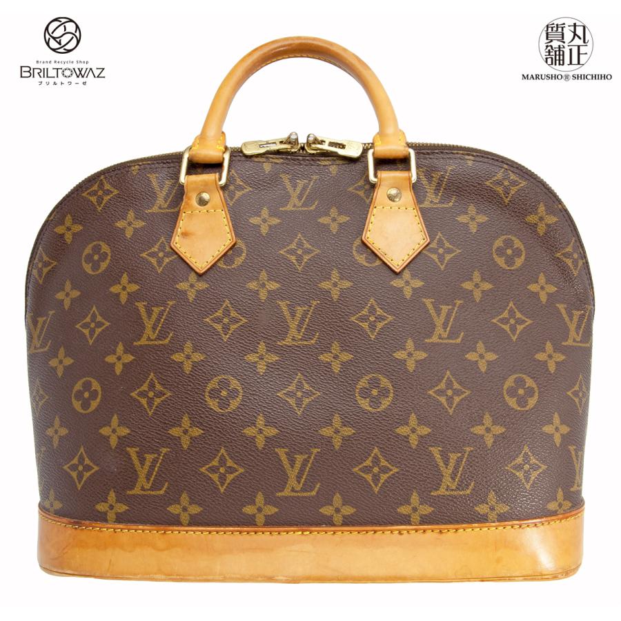 ルイヴィトン アルマ旧型 ハンドバッグ モノグラム M51130 LOUISVUITTON 中古 送料無料(573792) :573792