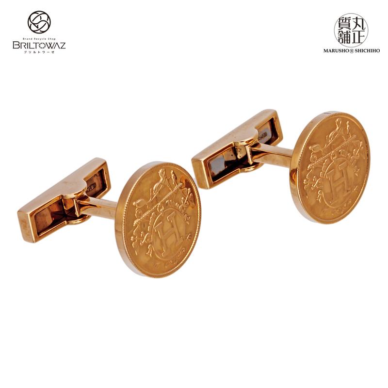 HERMES エルメス 750PG カフスセット 《エクリプス HERMES エルメス 750PG カフスセット 《エクリプス