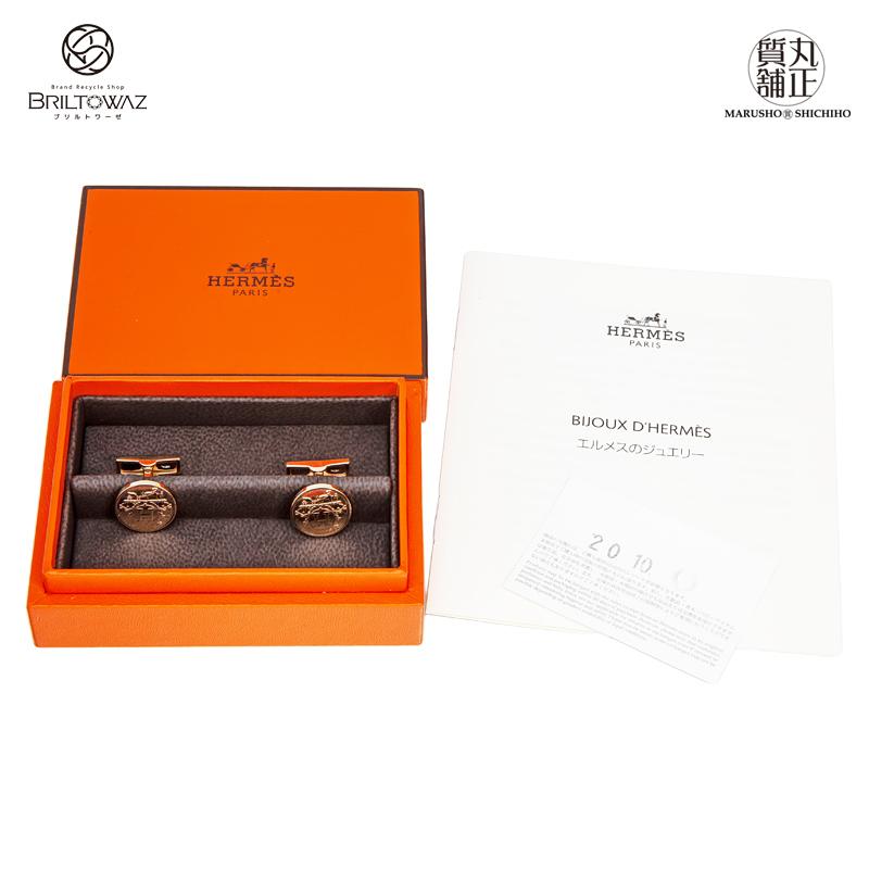 HERMES エルメス 750PG カフスセット 《エクリプス HERMES エルメス 750PG カフスセット 《エクリプス