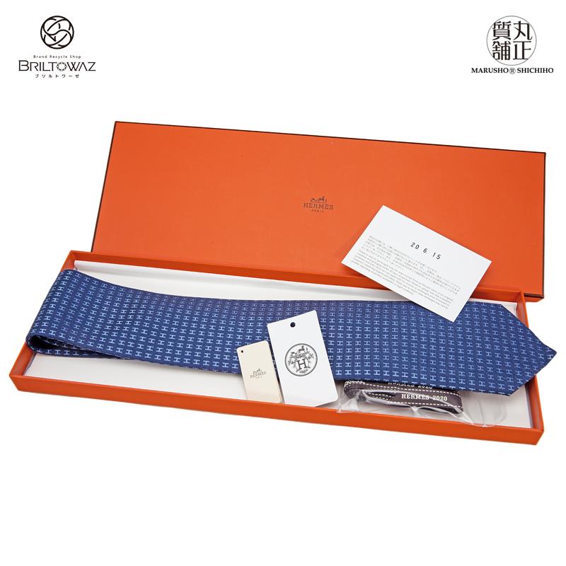 HERMES エルメス H織り シルクネクタイ 《ファソネH》038188T 05 HERMES エルメス H織り シルクネクタイ 《ファソネH》038188T 05