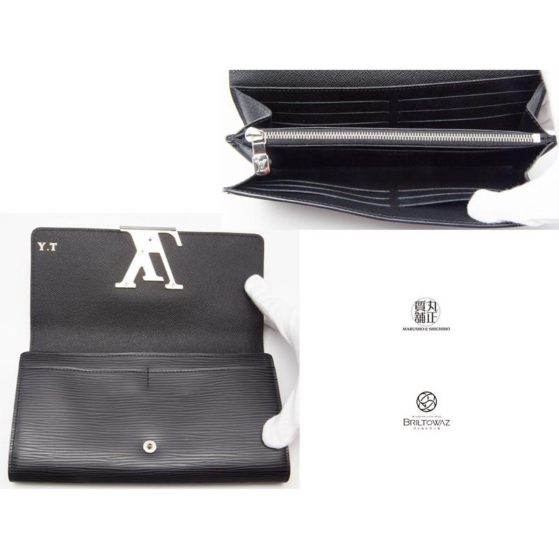 ルイ・ヴィトン（エピ）ポルトフォイユ・ルイーズ 黒 ブラック