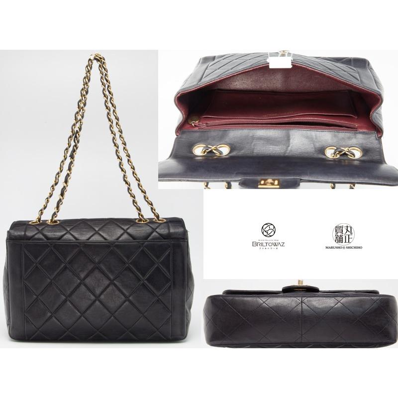 マトラッセ シャネル Wチェーンショルダー 25 レディース CHANEL
