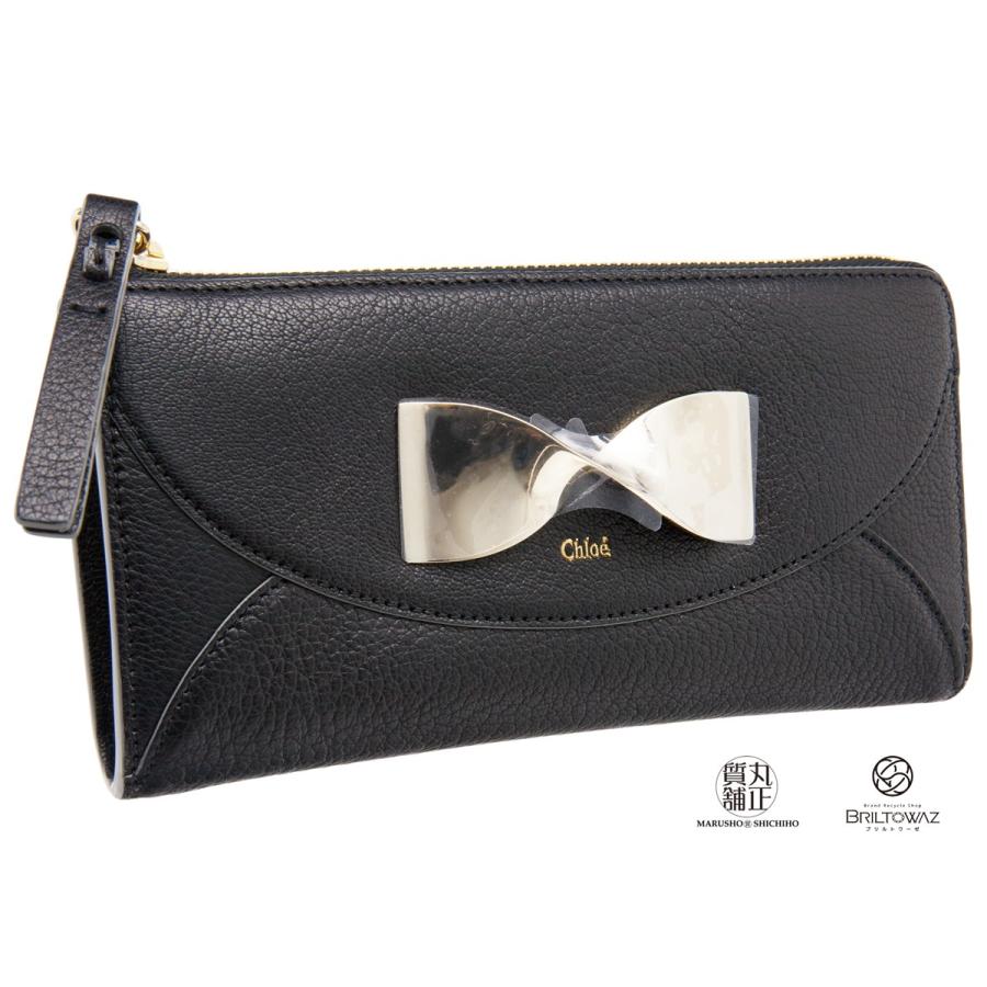 Chloe クロエ 長財布 レディース chloe ツイステッドボウ L字 Chloe クロエ 長財布 レディース chloe ツイステッドボウ L字