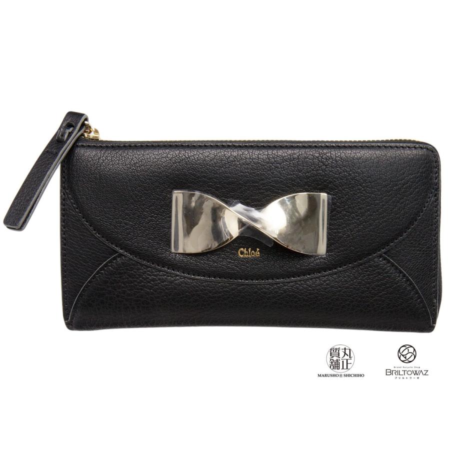 Chloe クロエ 長財布 レディース chloe ツイステッドボウ L字 Chloe クロエ 長財布 レディース chloe ツイステッドボウ L字