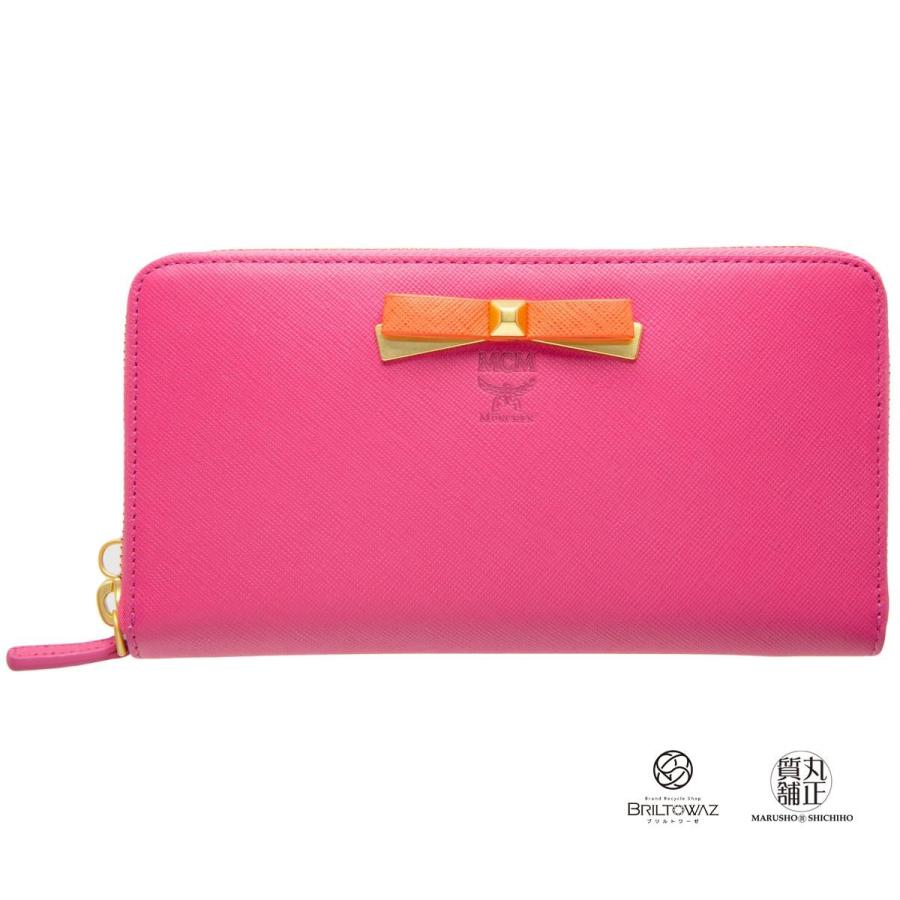 MCM（エムシーエム） 【Sale】MCM 長財布 MINA ミーナ DEEPPINK