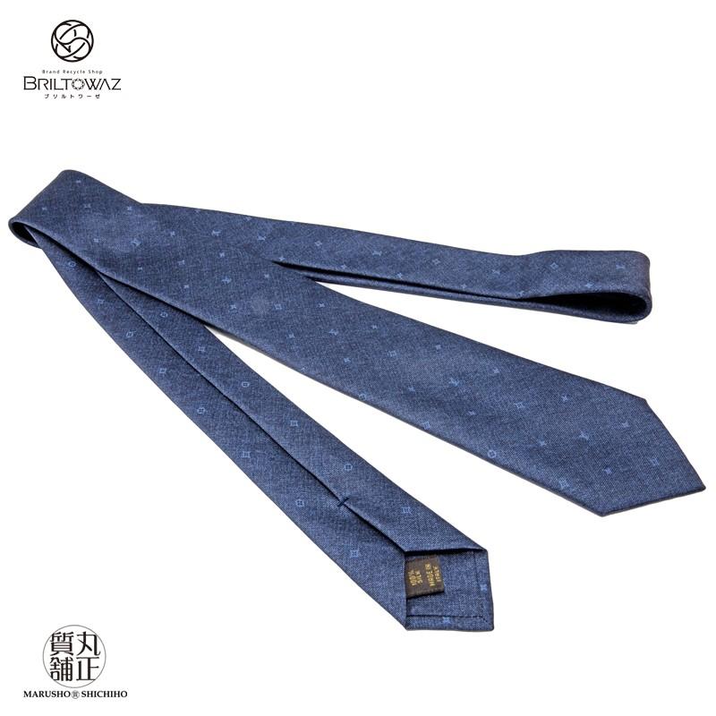 ルイヴィトン シルクネクタイ クラヴァット コンステレーションデニム