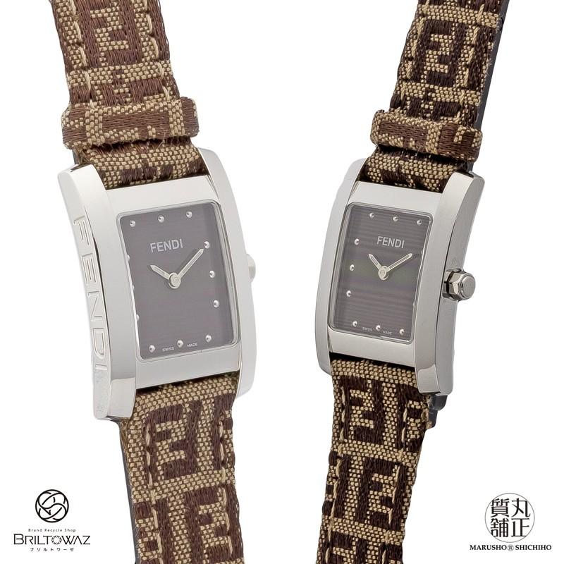 FENDI フェンディ クラスコ クォーツ時計 7000L ズッカ柄ベルト FENDI フェンディ クラスコ クォーツ時計 7000L ズッカ柄ベルト