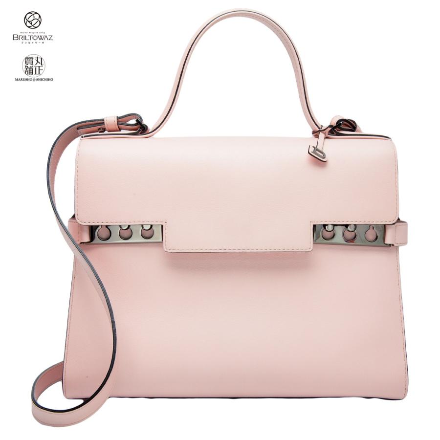 HERMES デルヴォー ハンドバッグ タンペート GM ヌード パウダー HERMES デルヴォー ハンドバッグ タンペート GM ヌード パウダー
