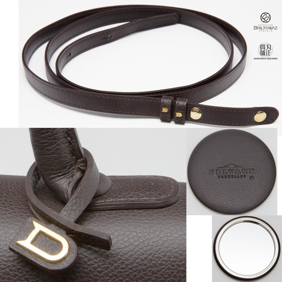 HERMES デルヴォー ブリヨン PM ハンドバッグ カフェ ゴールド HERMES デルヴォー ブリヨン PM ハンドバッグ カフェ ゴールド