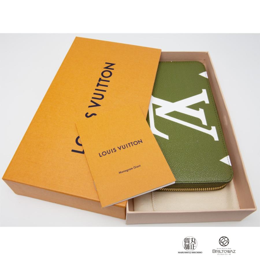 ルイヴィトン ジッピーウォレット M67549 長財布 カーキ/ベージュ