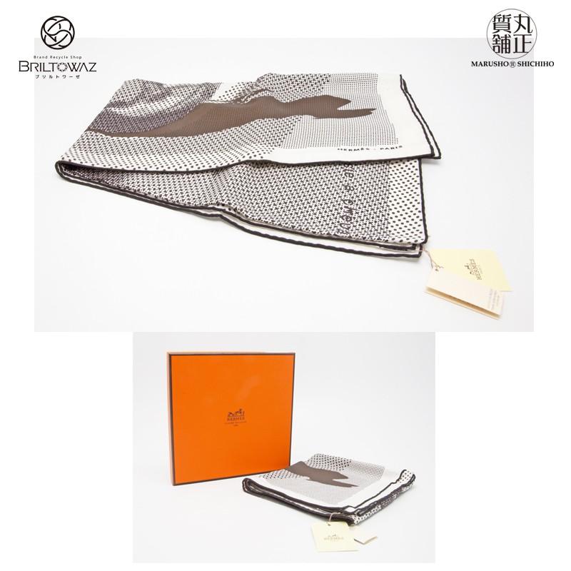 HERMES エルメス カレ70 スカーフ《FANTAISIE A CHEVAL》黒 HERMES エルメス カレ70 スカーフ《FANTAISIE A CHEVAL》黒