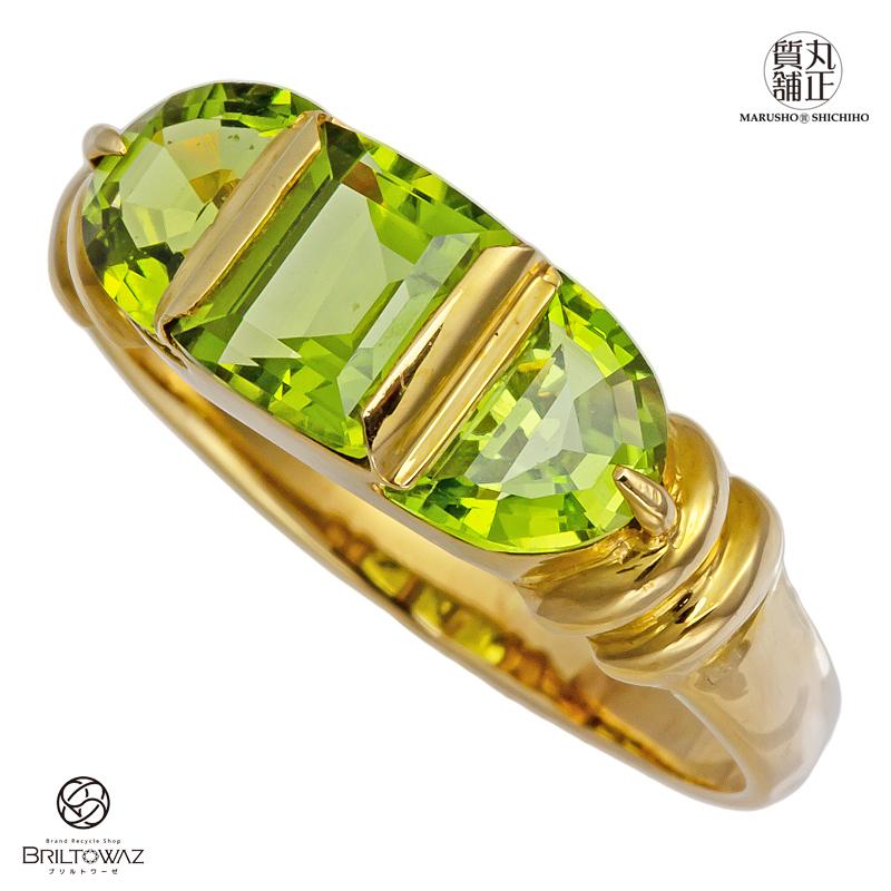 y様 ペリドット リング 13号 aafe07505c50e5e831cb45c7870312