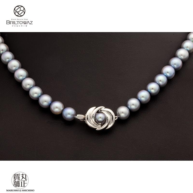 TASAKI（タサキ） 田崎真珠 アコヤパールネックレス K14WGピアス