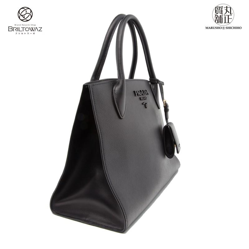 PRADA プラダ モノクロームバッグ 1BA155 サフィアーノ PRADA プラダ モノクロームバッグ 1BA155 サフィアーノ