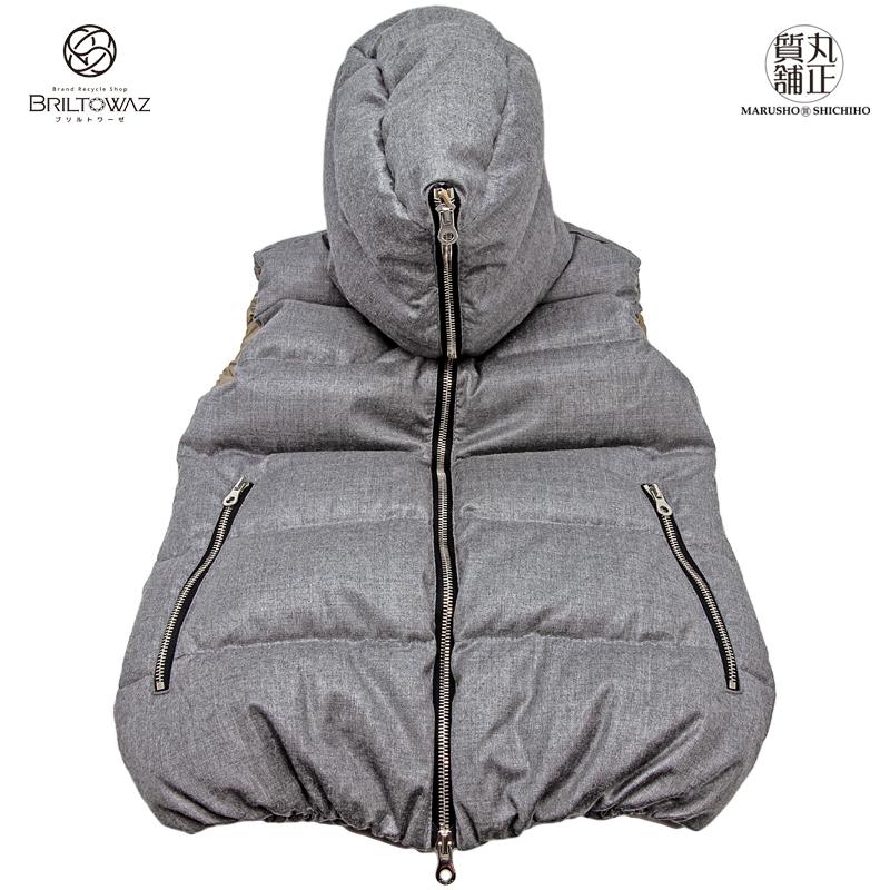 XLサイズ　デュベティカ ダウンベスト　FEBEDUE チャコールグレー DUVETICA（デュベティカ）の「DUVETICA FEBEDUE / フェベデュエ