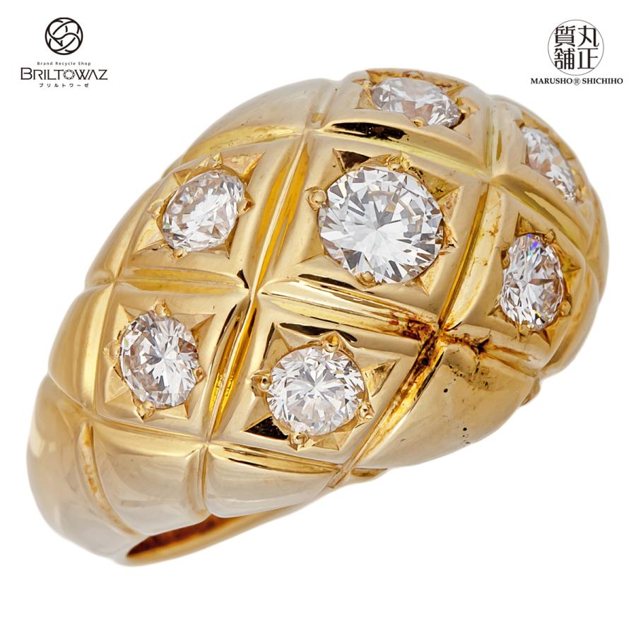 K18 ダイヤモンド デザインリング 指輪 0.31ct/0.95ct 21g | tspea.org