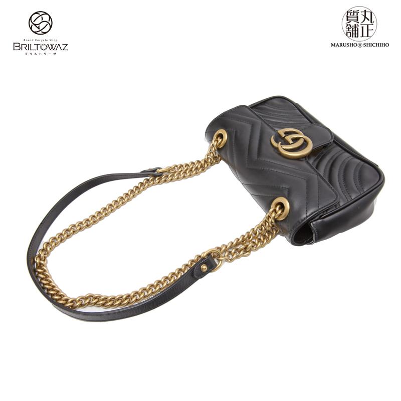グッチ　GGマーモント　キルティング　チェーン　ショルダーバッグ 446744 GUCCI グッチ ショルダーバッグ レディース GGマーモント