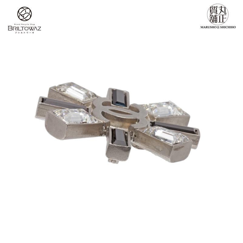 CHANEL(シャネル)ブローチ CHANEL シャネル ブローチ ラインストーン ココマーク 05A 2005