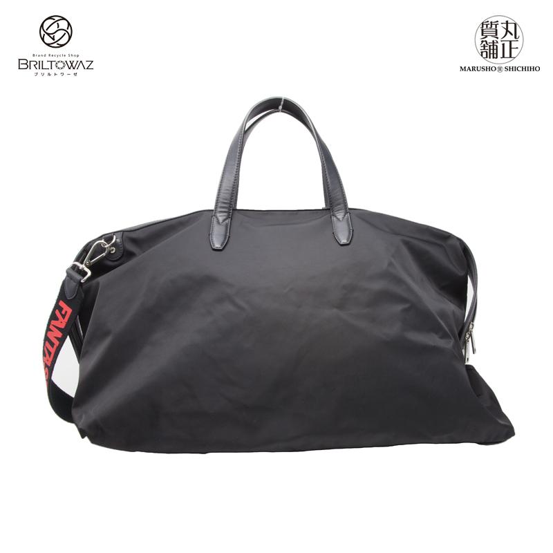 FENDI フェンディ ボストンバッグ ナイロン 2WAY 旅行バッグ 黒 FENDI フェンディ ボストンバッグ ナイロン 2WAY 旅行バッグ 黒
