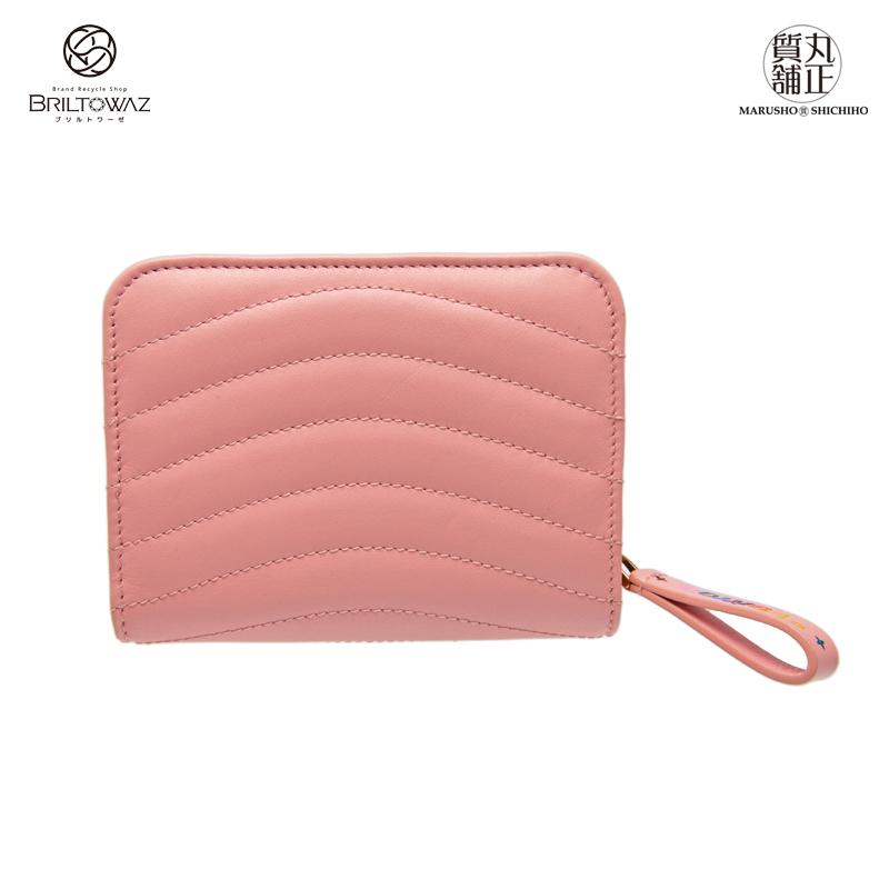 ヴィトンニューウェーブ折財布レディースピンクポルトフォイユラブロック