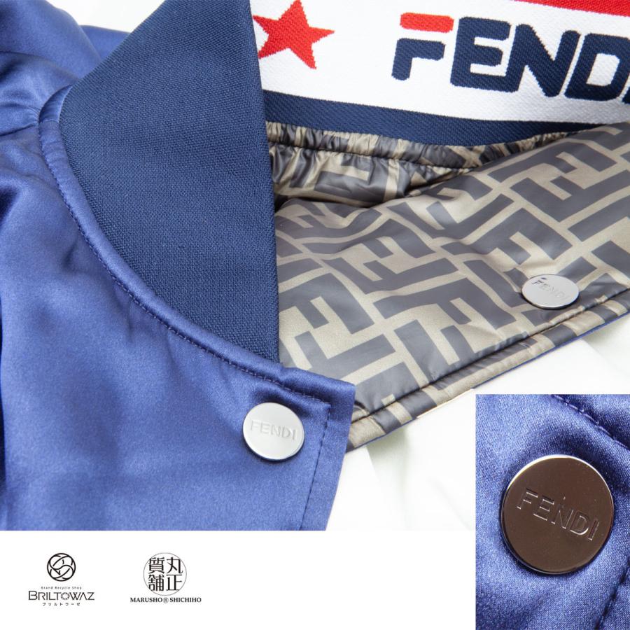 FENDI FENDI×FILA コラボ リバーシブル ブルゾン ボンバー FENDI FENDI×FILA コラボ リバーシブル ブルゾン ボンバー