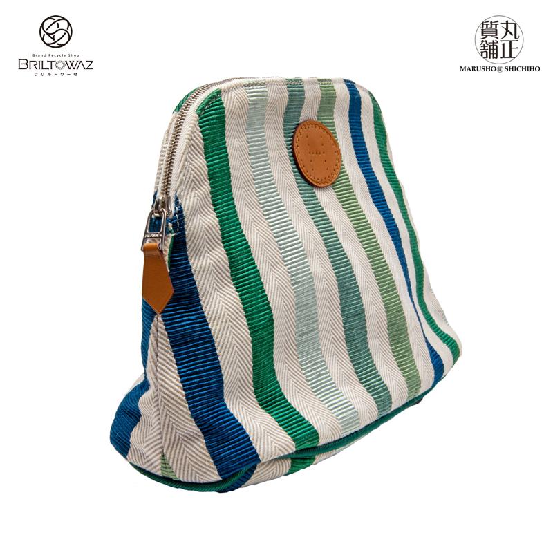 ボリード エルメス ポーチ MM 25cm OTTOMAN 化粧ポーチ キャンバス