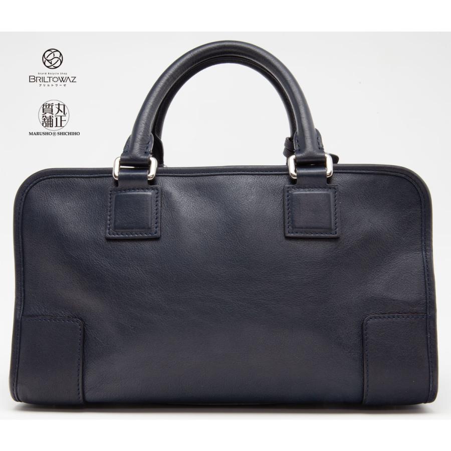 Amazona(LOEWE) ロエベ アマソナ28 ハンドバッグ ネイビー 紺 Amazona(LOEWE) ロエベ アマソナ28 ハンドバッグ ネイビー 紺