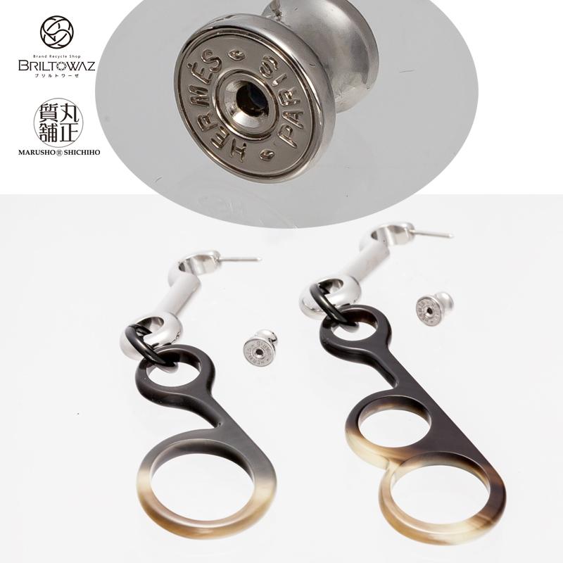 HERMES エルメス ラプソディ ピアス Rhapsody バッファロー HERMES エルメス ラプソディ ピアス Rhapsody バッファロー