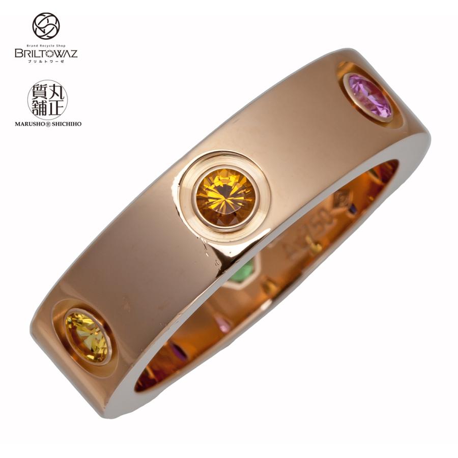 Cartier カルティエ ラブリング マルチカラー B4087852 約12号 Cartier カルティエ ラブリング マルチカラー B4087852 約12号