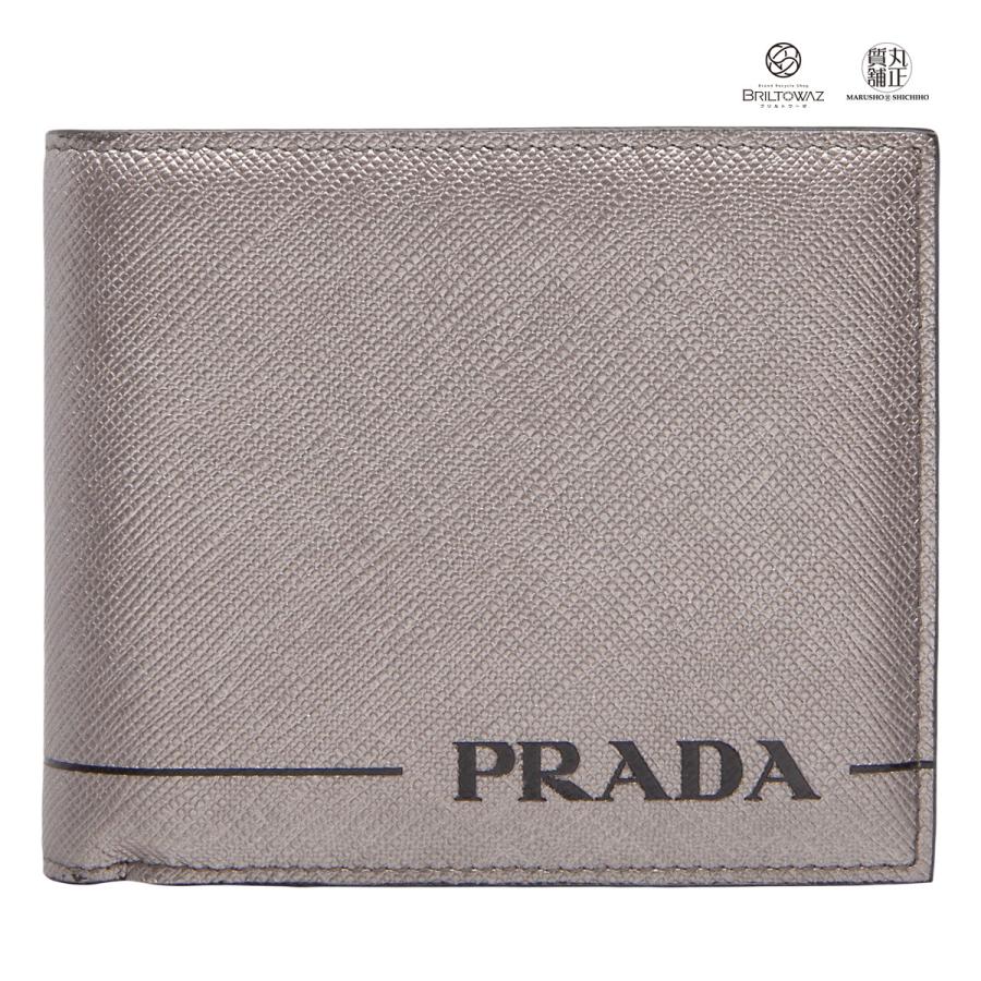 専用です！PRADA シルバー 三つ折り財布 プラダ PRADA 三つ折り財布 コンパクトウォレット シルバー 小物