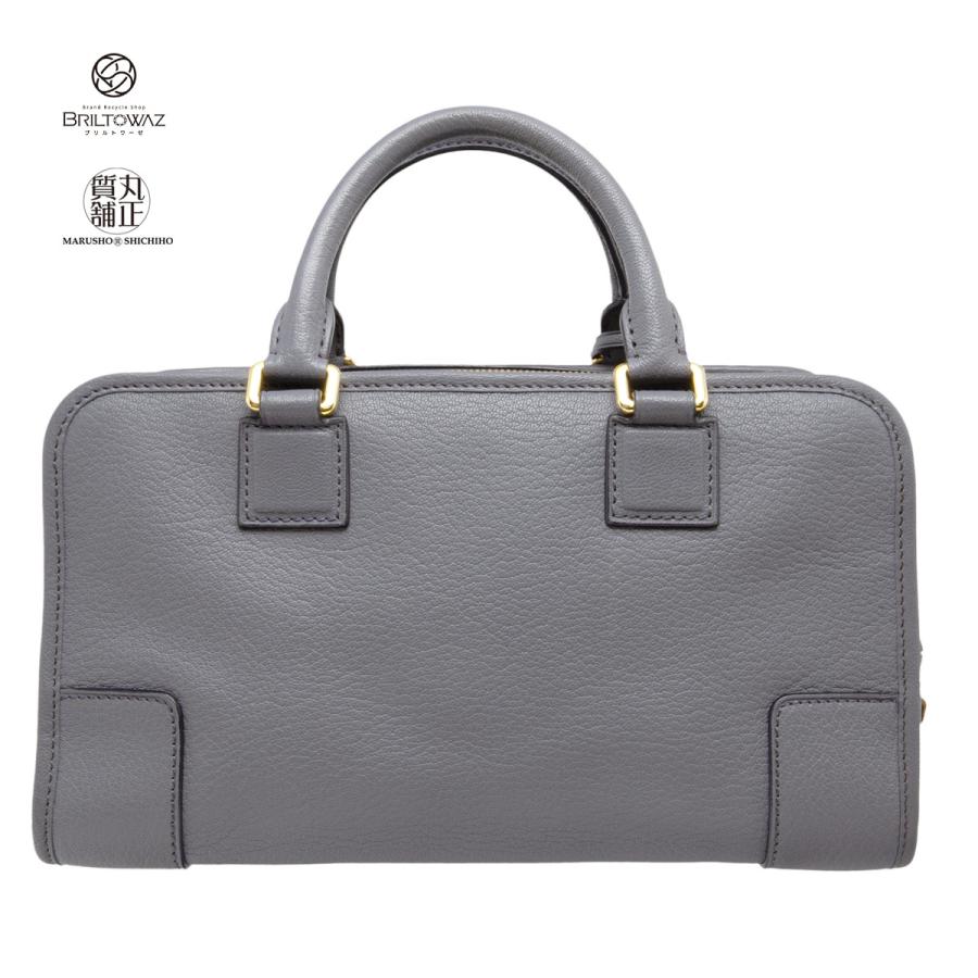 Amazona(LOEWE) ロエベ アマソナ28 ハンドバッグ ブルーグレー Amazona(LOEWE) ロエベ アマソナ28 ハンドバッグ ブルーグレー