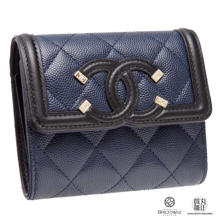 CHANELキャビアスキン財布 楽天市場】【専用BOX 保存袋付 人気のキャビアスキン】 CHANEL